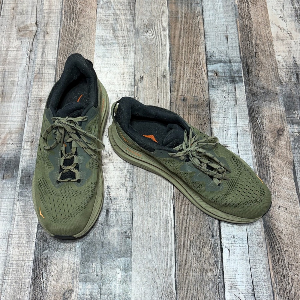 Hoka Kawana 2 Men 9 Olive Green Running Training Shoes 1147980 GDW Gorpcore